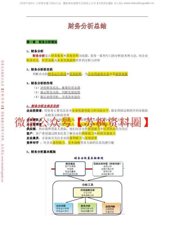 财务分析